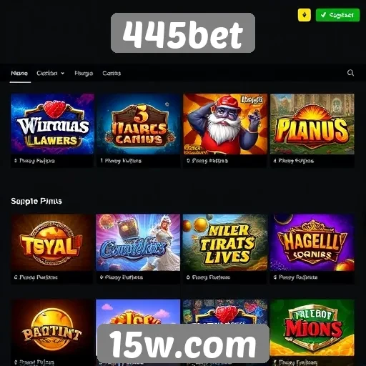 Avaliação dos jogos disponíveis no site 445bet