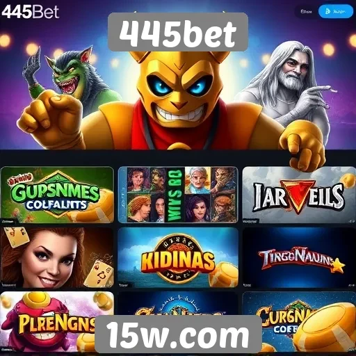 Jogos disponíveis no portfólio da 445bet