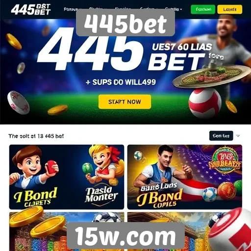 Promoções e bônus disponíveis no site 445bet